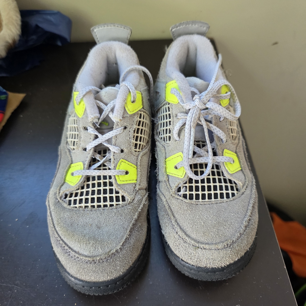 Jordan Gray and Yellow Sneakers Slip-On Style